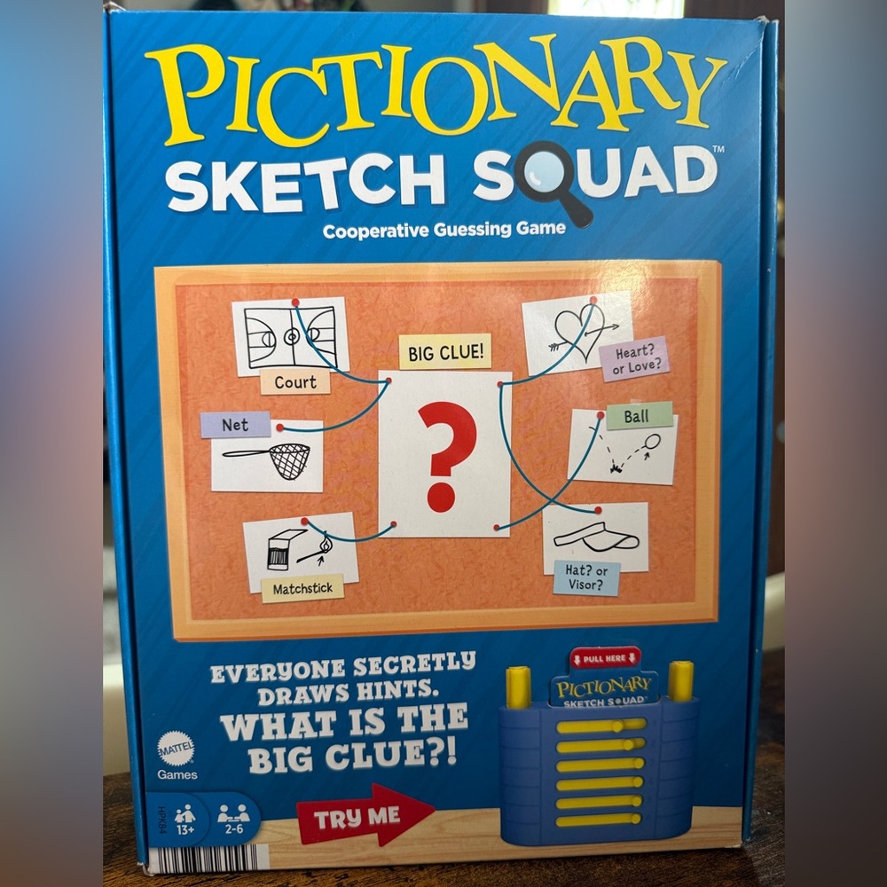 Mattel Pictionary Sketch Squad Game - Sealed New